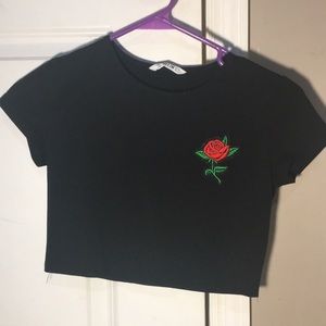 Cute shein crop-top! It’s kinda short.